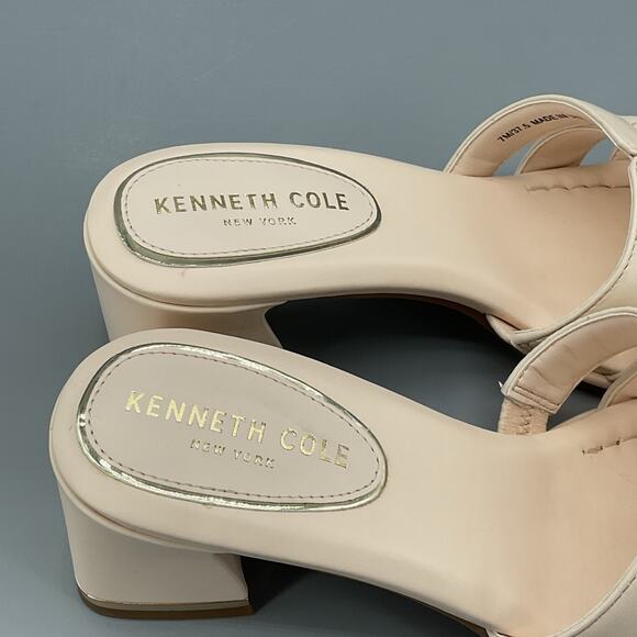 NEW Kenneth Cole Women’s Harper Open Toe Sandals Beige Size 7M - Picture 6 of 10